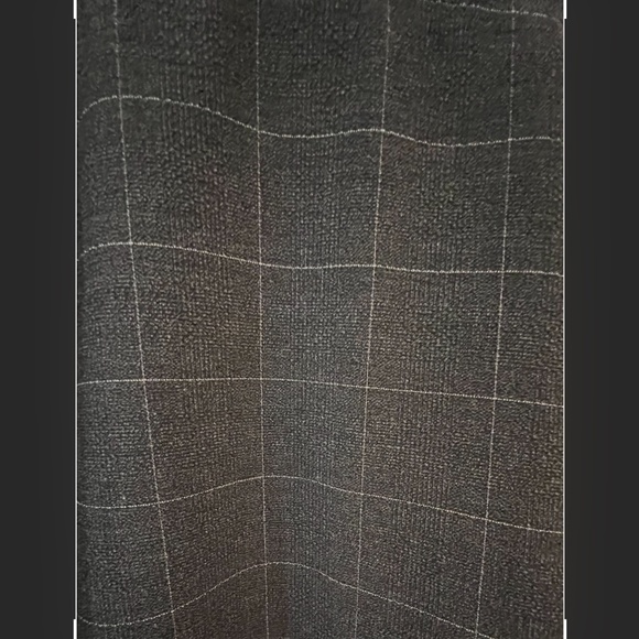 Gray plaid flared skirt - Picture 4 of 4